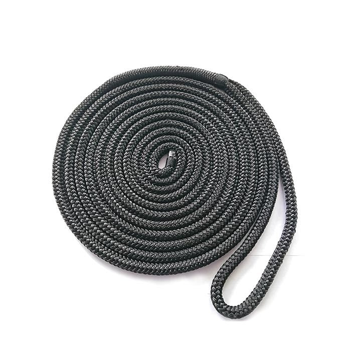 3/8*20 Black Double Braided Nylon Polyester Dock Rope – SANTONG