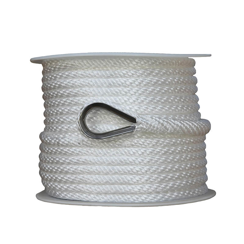 Polypropylene Solid Braided Anchor Rope Mooring Rope for boats