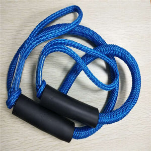 PE bungee dock line mooring rope for boats,PWC,KAYAK, 2 PACKS 6feet - 9feet