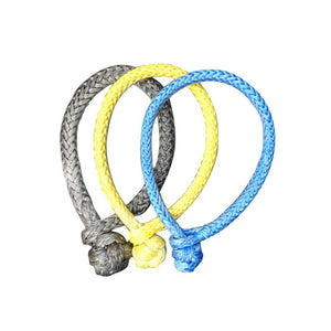 UHMWPE Grey Yellow Blue Braided Soft Shackle