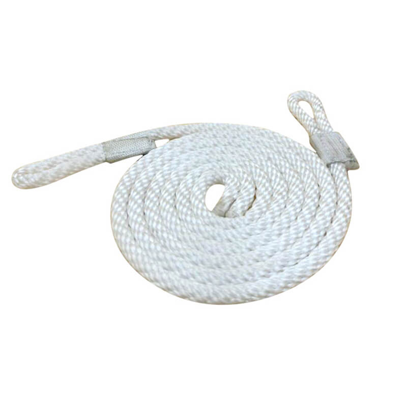 2-PACK Solid Braided Multi-Polypropylene sailboat fender rope for boats