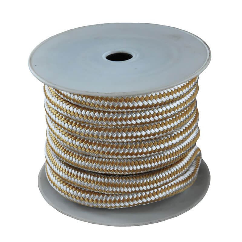 1/2*200' gold/white double braid nylon anchor rope marine rope – SANTONG